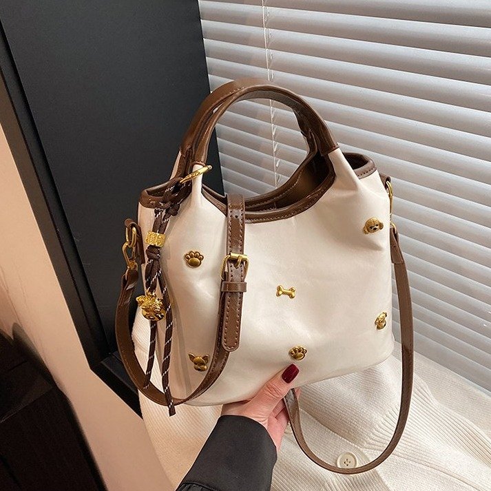 2025 Spring PU Diamond-Studded Zip Handbag Crossbody Bag